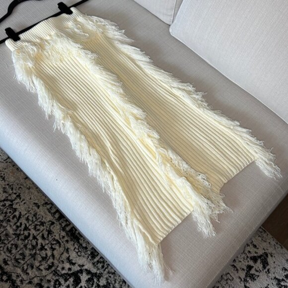 Fringe Sweater Skirt - Picture 1 of 2